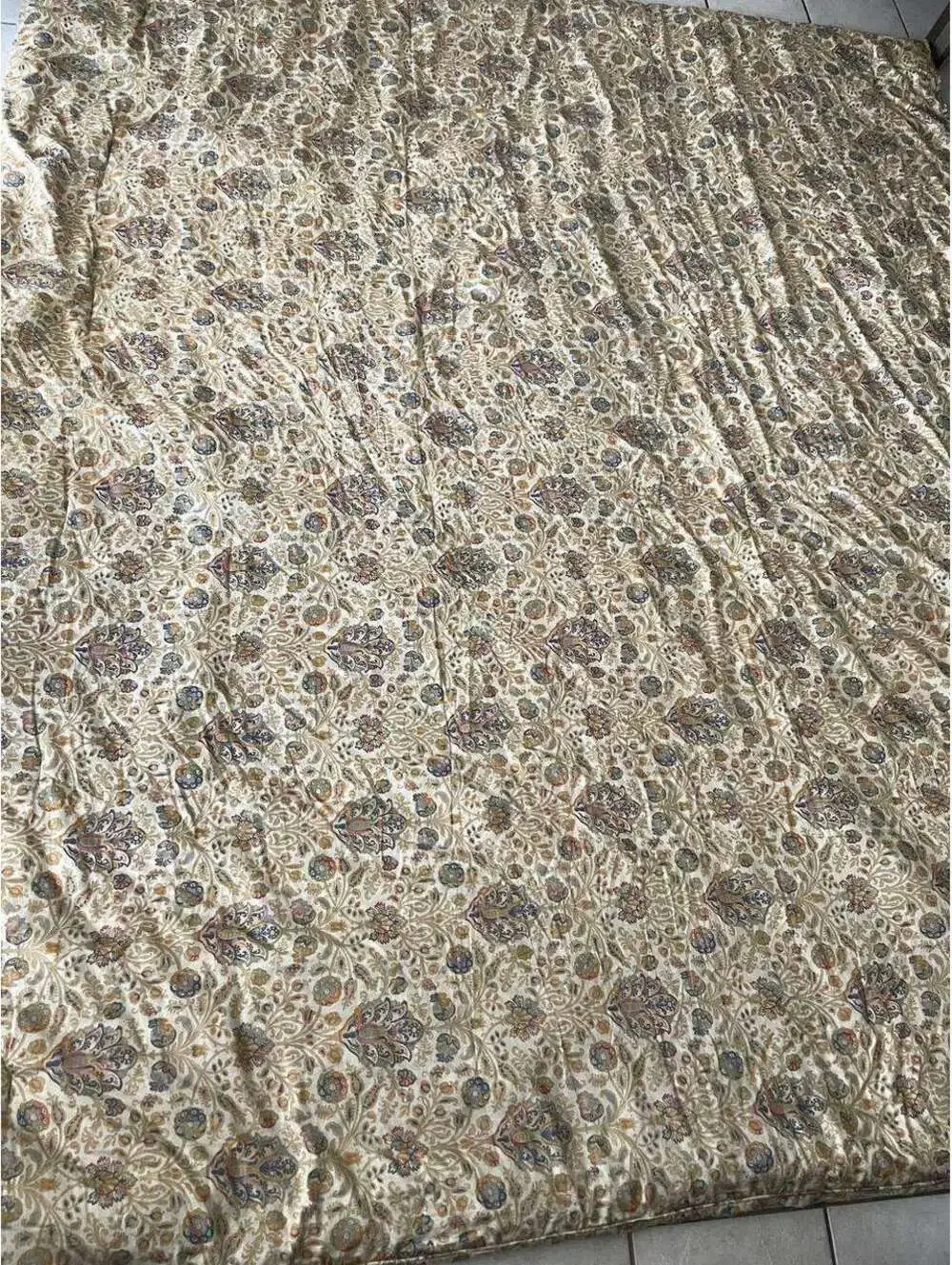 Lauren Ralph Lauren King Comforter Floral Paisley 100% Cotton Cottage Bedding